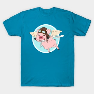 Pigs! Take to the skies! T-Shirt